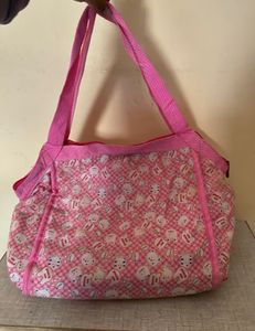 Cute Pink Cartoon Print Shoulder/Tote Bag