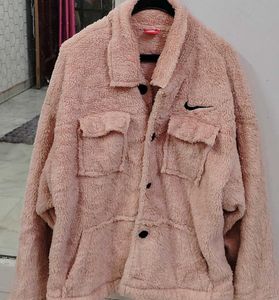 Cozy Pink Nike Fleece Jacket