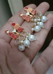 Unique Pearl Drop Earrings