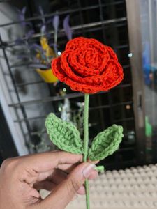 Beautiful Crochet Rose Flower