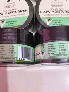 Pilgrim Squalane Glow Sleeping Mask &amp; Moisturizer