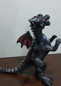 Giant Two-Headed Dragon Figurine
