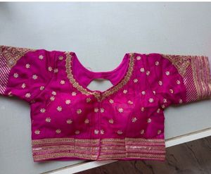 Vibrant Pink Embroidered Blouse🎀💞