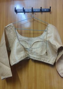 Pre-stitched Golden Blouse