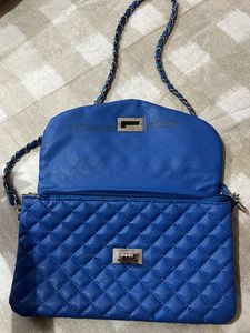 Blue Shoulder/sling Bag