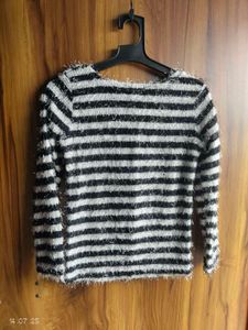 Striped Knit Sweater