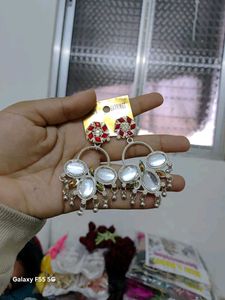 Elegant Silver-Tone Dangle Earrings