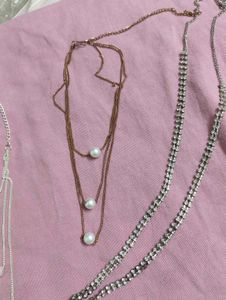 Assorted Necklaces Set and waist chain