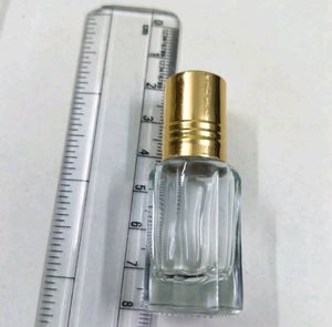 Attar Making Empty Glass 3ml Bottle 6 pieces