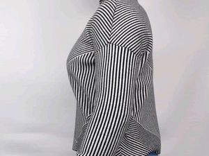 Stylish Striped Long Sleeve Top