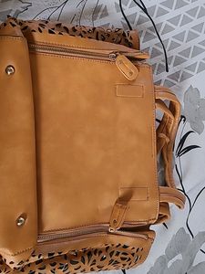 Diana korr Orange Laser Cut Bag