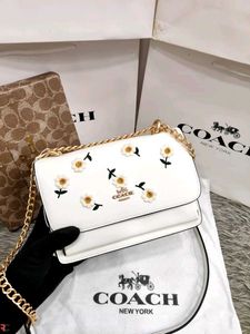 COACH* *KLARE CROSSBODY BAG* In Chalk White, Detai