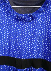 Blue Polka Dot Dress