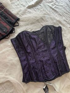 Gothic Brocade Corset Top