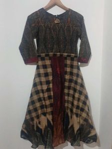 anarkali with leggings