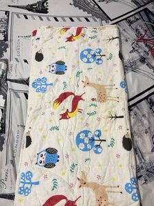 Cute Forest Friends Toddler Quilt