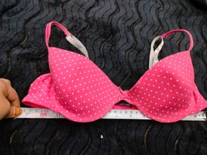Pink Polka Dot Bra 🤎