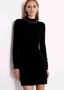 Mohito Bodycon dress with neck embellishments