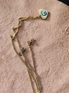 Heart Evil Eye Necklace