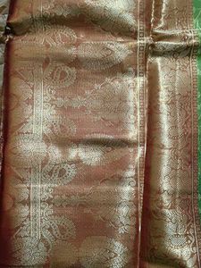 Silk Saree with Gold Zari Work