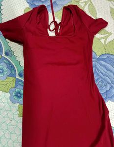 Elegant Red Mermaid Maxi Dress