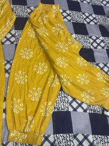 Yellow Kurta Set with Pants