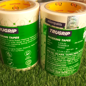 ✌💥Asian Paint trugrip super masking tapes pack of 2 size 2.4m×20m (roll 2pack)