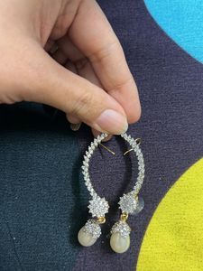Golden Pearl Earrings