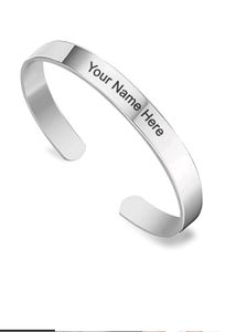 Customized Silver Cuff Bracelet