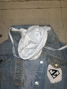 Denim Jacket with Hoodie