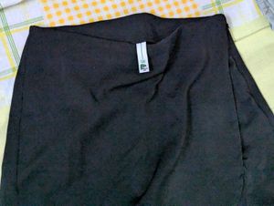 Newme Solid Layered Wrap Skorts