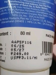 The Derma Co. Face Wash