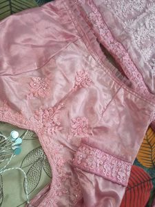 Exquisite Pink Embroidered lehenga
