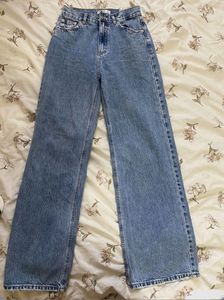 Light Wash Wide Leg Jeans