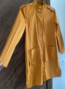 Chic Ochre Yellow Blazer