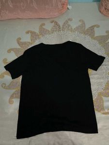 Genuine All Saints Unisex Black T-Shirt Large