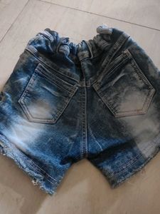 Star Denim Shorts