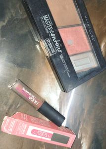 COMBO⚠️ liquid lipstick+contour pallete