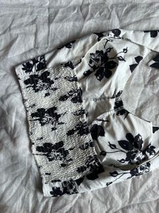 Floral Halter Neck Crop Top