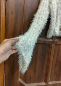 Cozy Fuzzy Button-Up Cardigan