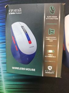 Croma 6-Button Rechargeable Wireless Mouse