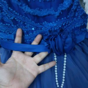 Sparkling🅰️ Blue Tulle Party Dress