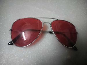 Red Aviator Sunglasses