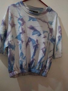 Tie Dye Cropped T-Shirt