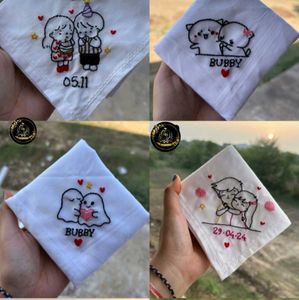 Forever Close – Embroidered Handkerchief