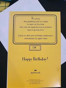 Humorous Birthday Card