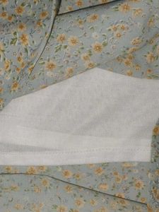 Floral Print Blouse with Embellishment