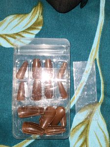 Brown Press-On Nails