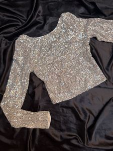 Sparkling Sequin Blouse -xs/s