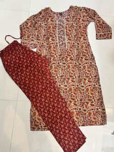 Printed Kurta with Pants Set